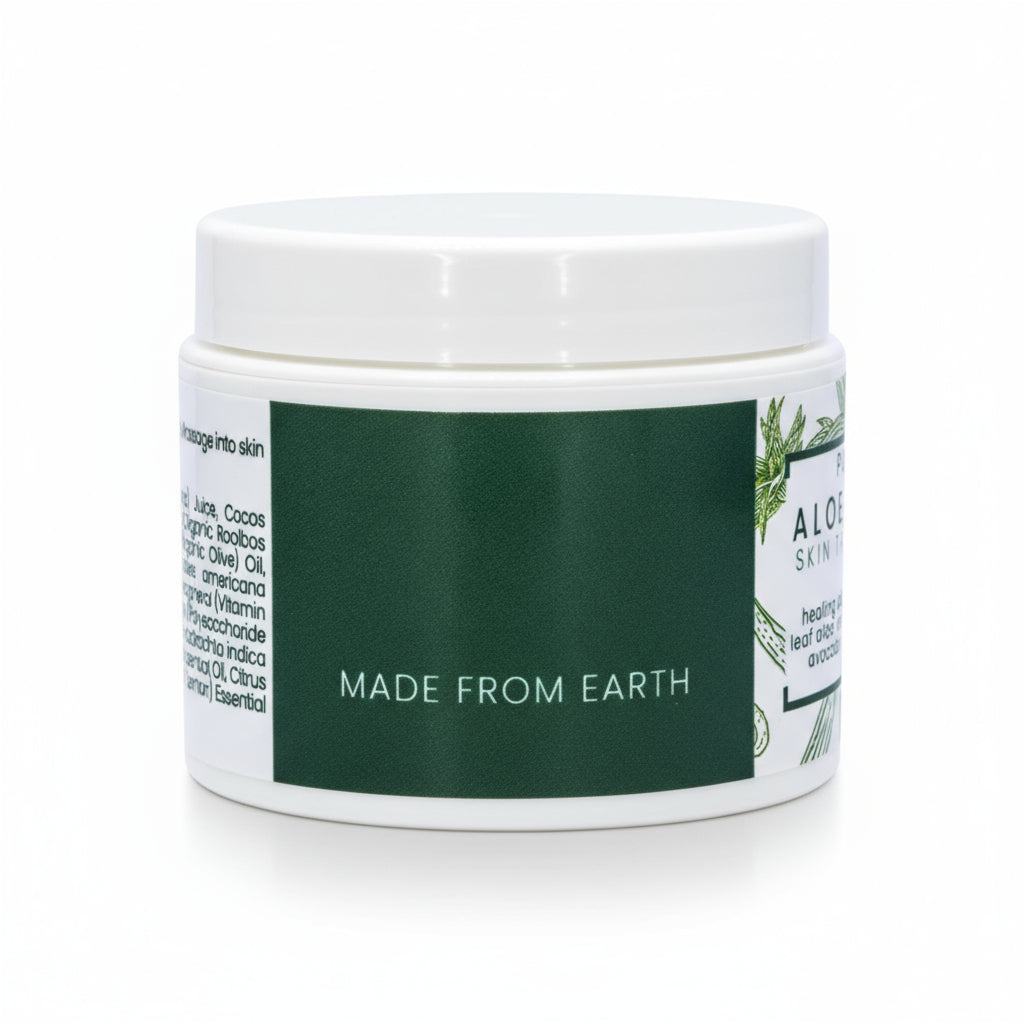 Made from Earth Pure Aloe Vera Skin Treatment - Organic Coconut, Olive Oil & Vitamin E, 2 oz