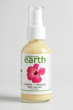 Made from Earth Rosehip + Hibiscus Face Serum for soft, smooth, sensitive skin. Moisturizing serum with hibiscus flower.
