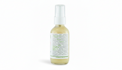 Made from Earth Rosehip + Hibiscus Facial Serum for soft, smooth, sensitive skin. Moisturizing serum with aloe vera, rosehip oil, and hibiscus extract.