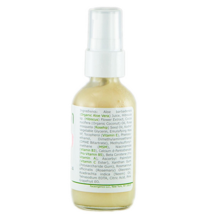 Made from Earth Rosehip + Hibiscus Facial Serum for soft, smooth, sensitive skin. Moisturizing serum with rosehip oil and hibiscus extract.