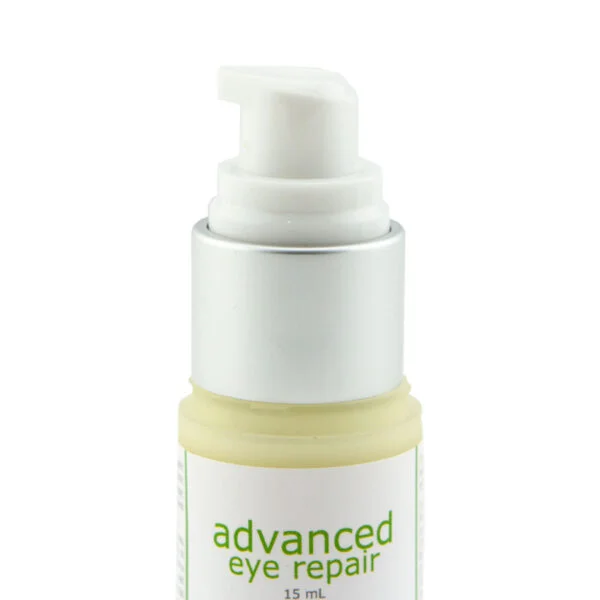 advanced eye repair top Advanced Eye Repair <h2>For plumping and firming the eye area</h2> A rich, natural formula with <em>organic plant extracts</em> and <em>hyaluronic acid</em> to significantly reduce skin damage, such as wrinkles, fine lines and loss of suppleness around the eyes. It targets wrinkles, fine lines, eye puffiness, dark circles and dryness. This Advanced Eye Repair penetrates deep to hydrate the eye area throughout the day so eyes are left brighter and rested. <ul> <li>Eyes look less tired, re-energized and more luminous</li> <li>Hyaluronic acid plumps, fills and locks in moisture</li> <li>Non-comedogenic, recommended for all skin types</li> </ul>