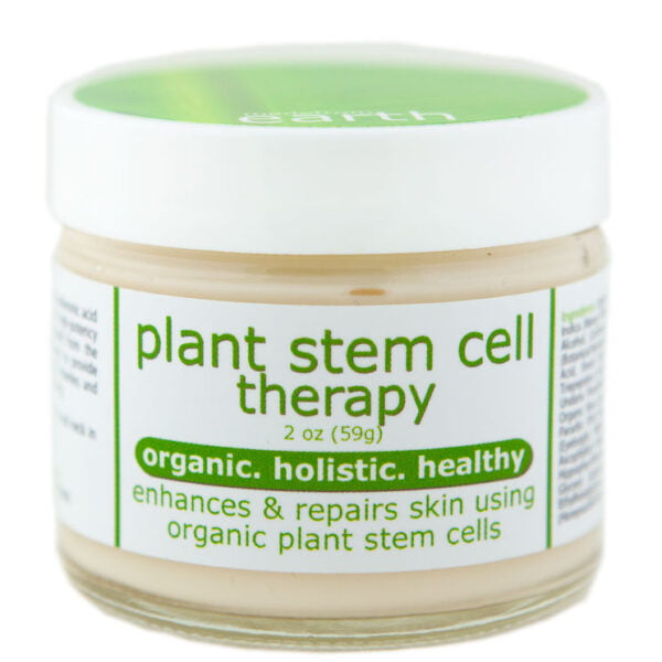 plant stem cell cap on1 Plant Stem Cell Therapy <h3>Organic plant stem cells and botanical hyaluronic acid.</h3> Skin breakthrough using botanical hyaluronic acid and organic plant stem cells. Our high-potency stem cells are sustainably harvested from the delicate Globularia Cordifolia Flower and the Undaria Pinnatifida sea vegetable. The this combined complex provides skin with a self-renewal capability, vitamins and extracts to keep skin fresh and glowing. 2 oz. The formula is designed to keep skin hydrated, and, help reduce the appearance of fine lines and wrinkles. The ingredients in this therapy are certified organic, and rich in antioxidant and plant oil ingredients. The therapy is ideal for normal, dry and sensitive skin types.